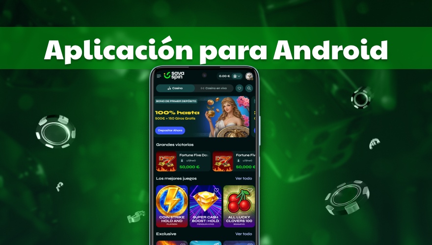 Aplicación Savaspin para Android